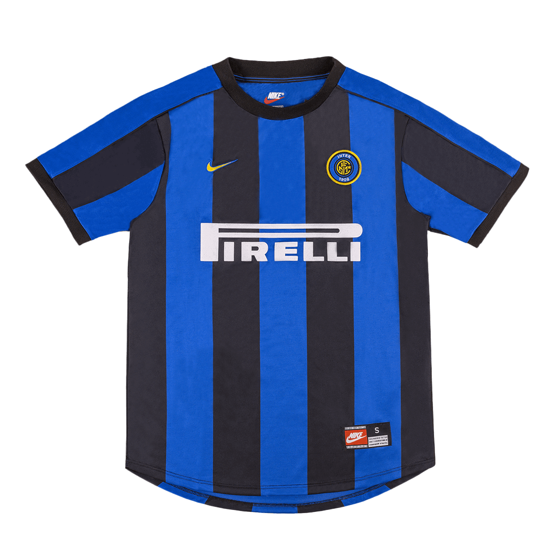 Tricouri Fotbal Vintage Inter Milano BAGGIO #10 Acasă 1999/00
