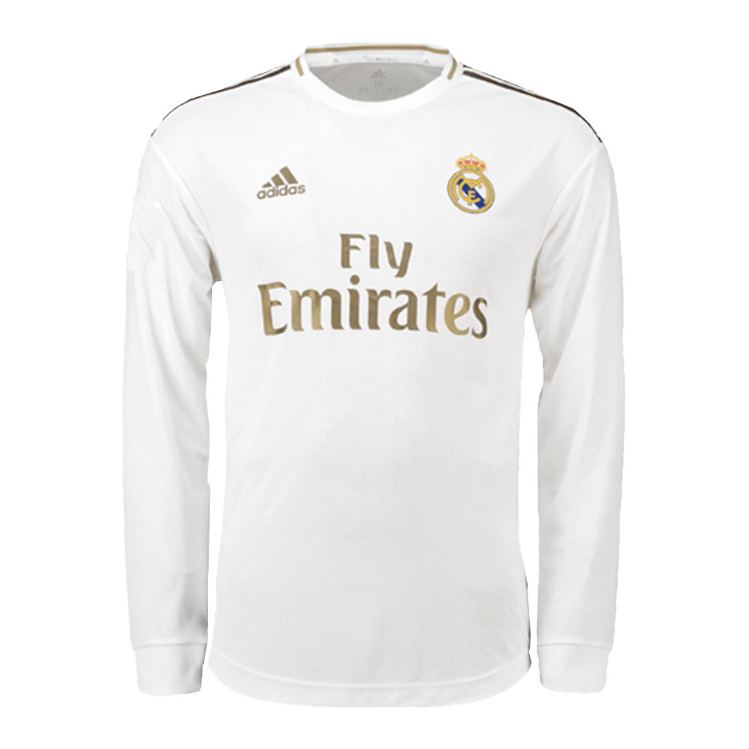 Tricouri Fotbal Real Madrid Acasă 2019/20 Mânecă Lungă (mărime mare)