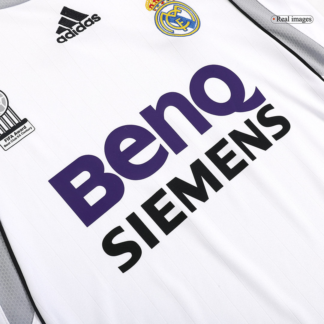 Tricouri Fotbal Vintage Real Madrid SERGIO RAMOS #4 Acasă 2006/07
