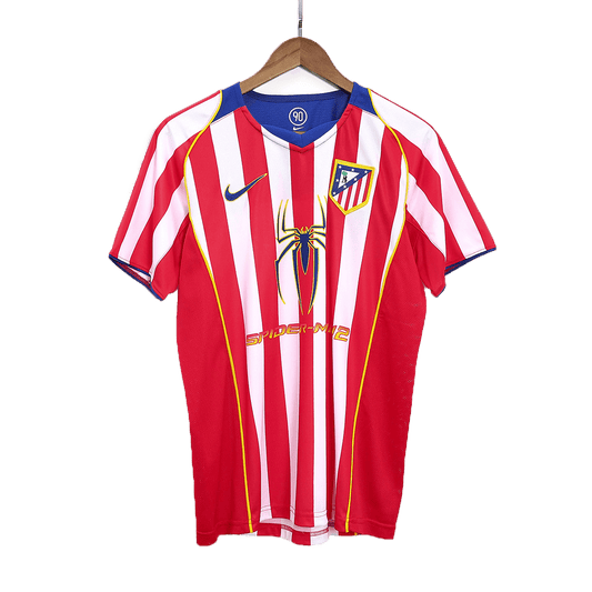 Tricouri Fotbal Vintage Atletico Madrid Acasă 2004/05