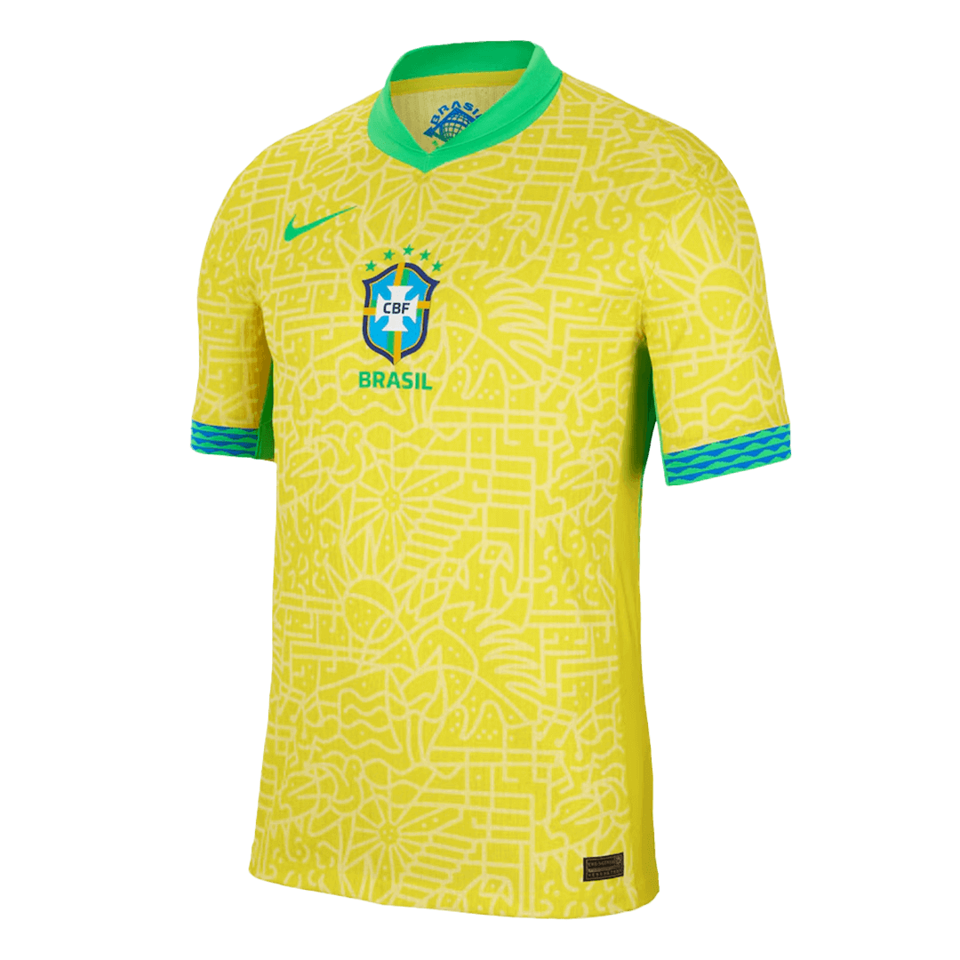 Tricouri Fotbal Brazilia Acasă 2024 Authentic