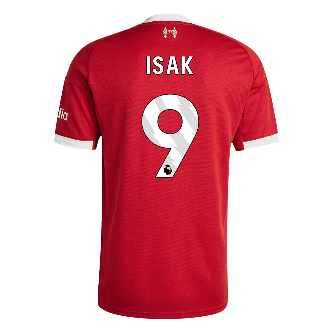 Tricouri Fotbal Liverpool ISAK #9 Acasă 2025/26