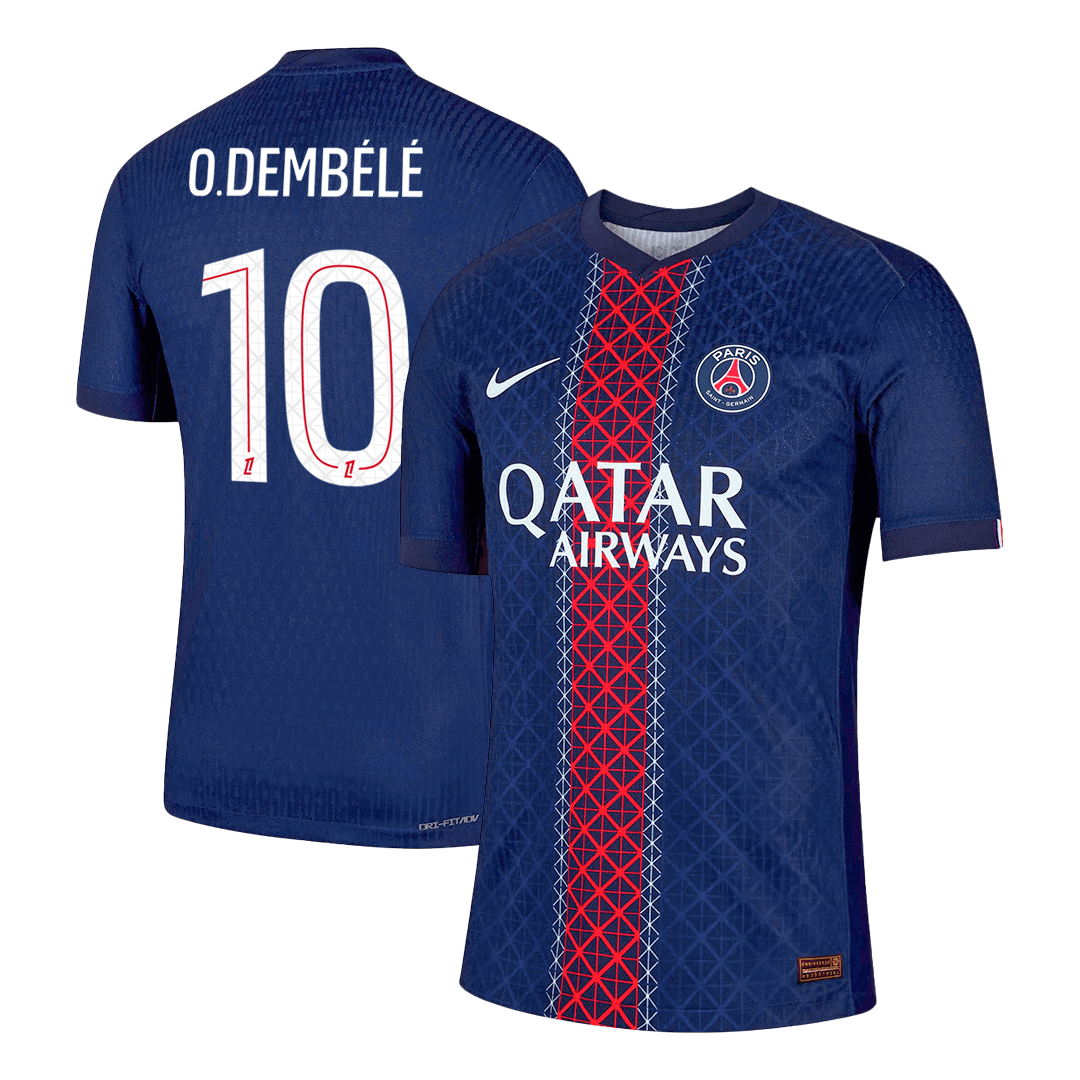 Tricouri Fotbal PSG O.DEMBÉLÉ #10 Acasă 2025/26 Authentic