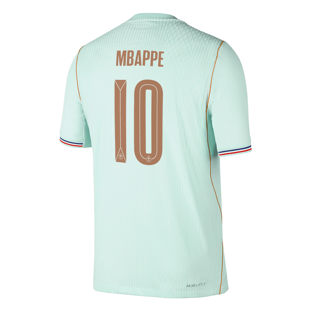 Tricouri Fotbal Franța MBAPPE #10 Deplasare Cupa Mondială 2026 Authentic