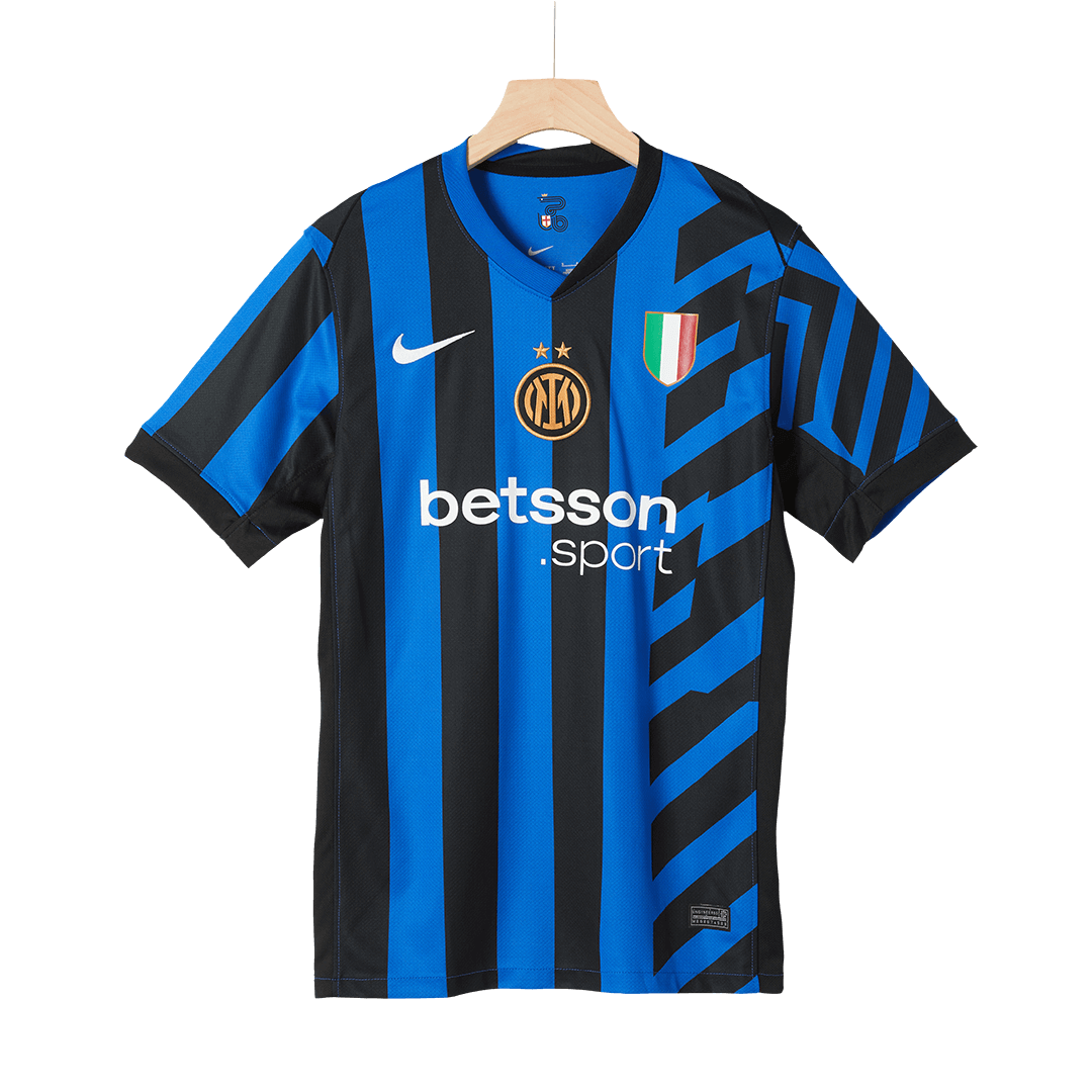 Tricouri Fotbal Inter Milano Acasă 2024/25 (mărime mare)