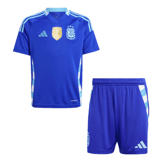 Set Tricouri Fotbal Argentina Deplasare 2024 Pentru Copii