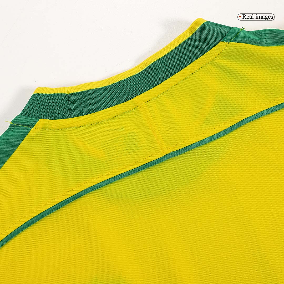 Tricouri Fotbal Vintage Brazilia RONALDO #9 Acasă 1998