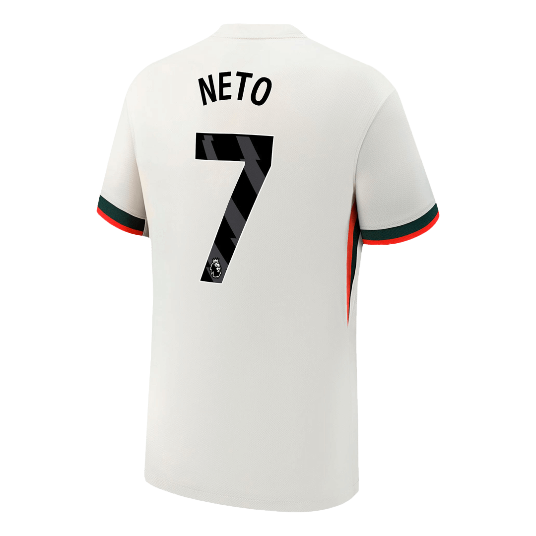 Tricouri Fotbal Chelsea NETO #7 Deplasare 2025/26