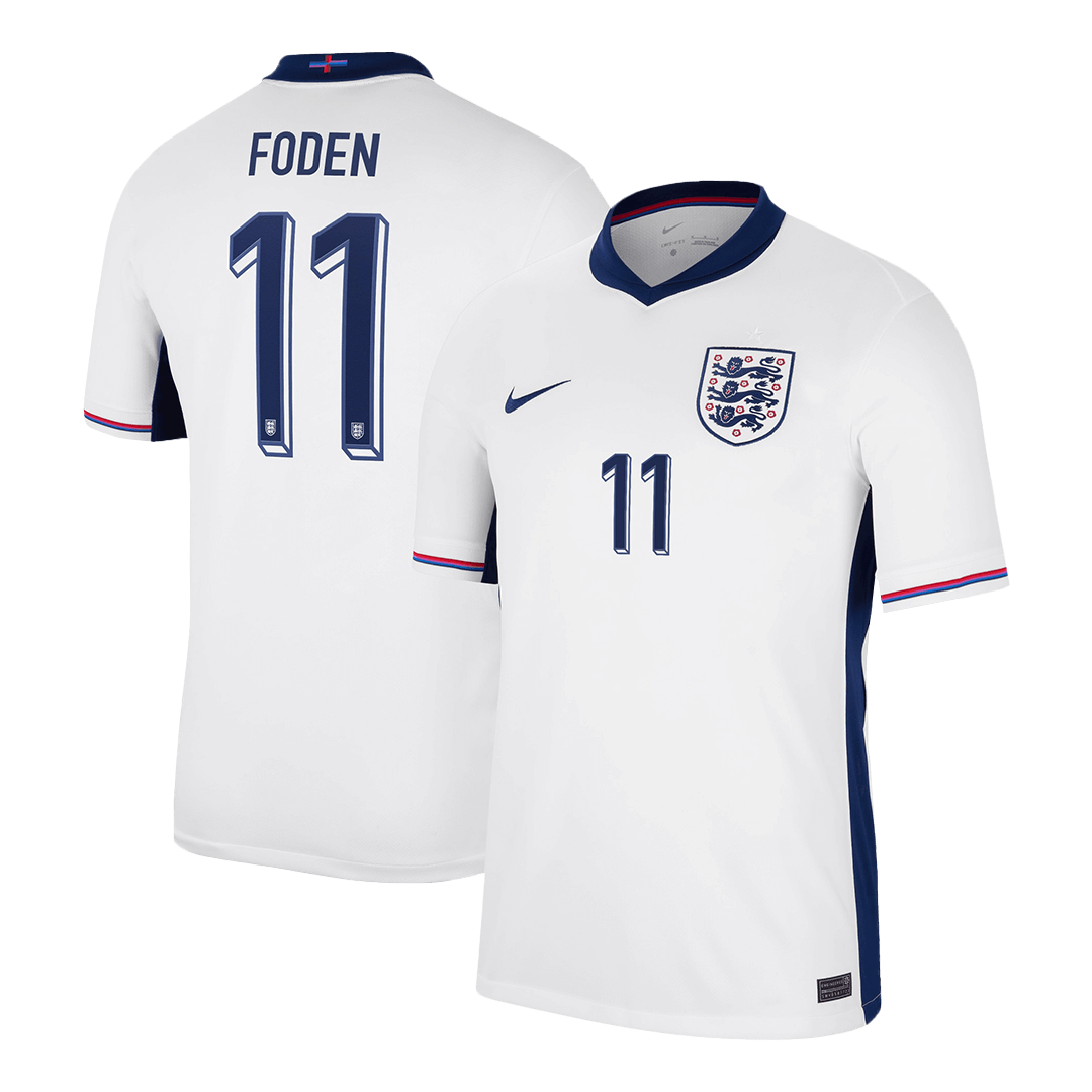 Tricouri Fotbal Anglia FODEN #11 Acasă 2024 - Super (mărime mare)