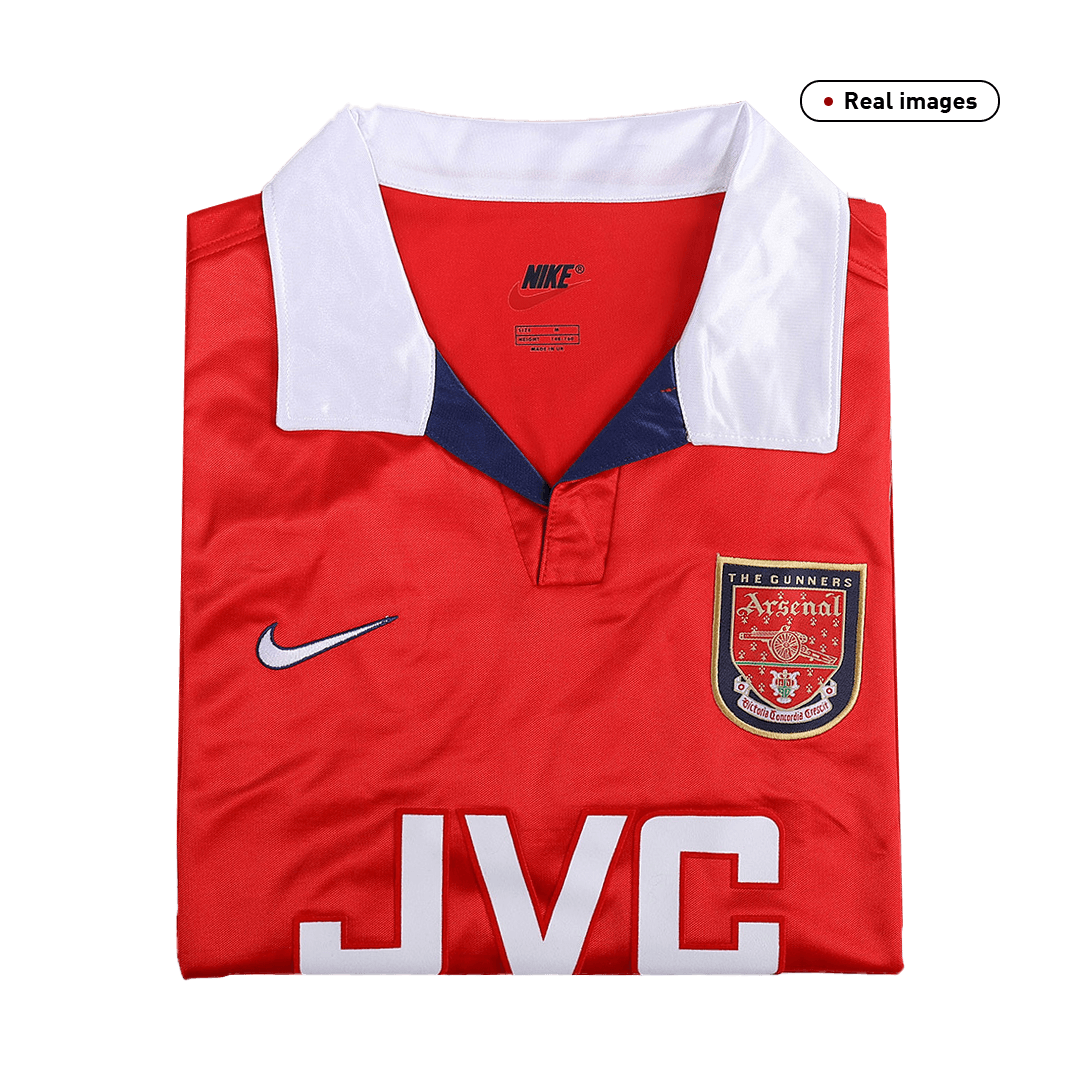 Tricouri Fotbal Vintage Arsenal Acasă 1998/99