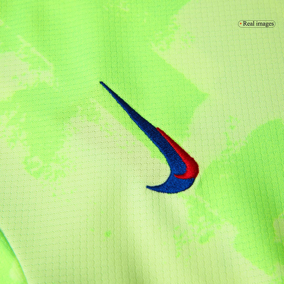 Set Tricouri Fotbal Barcelona Treilea 2024/25 Pentru Copii - UCL (Spotify Logo Without Text)