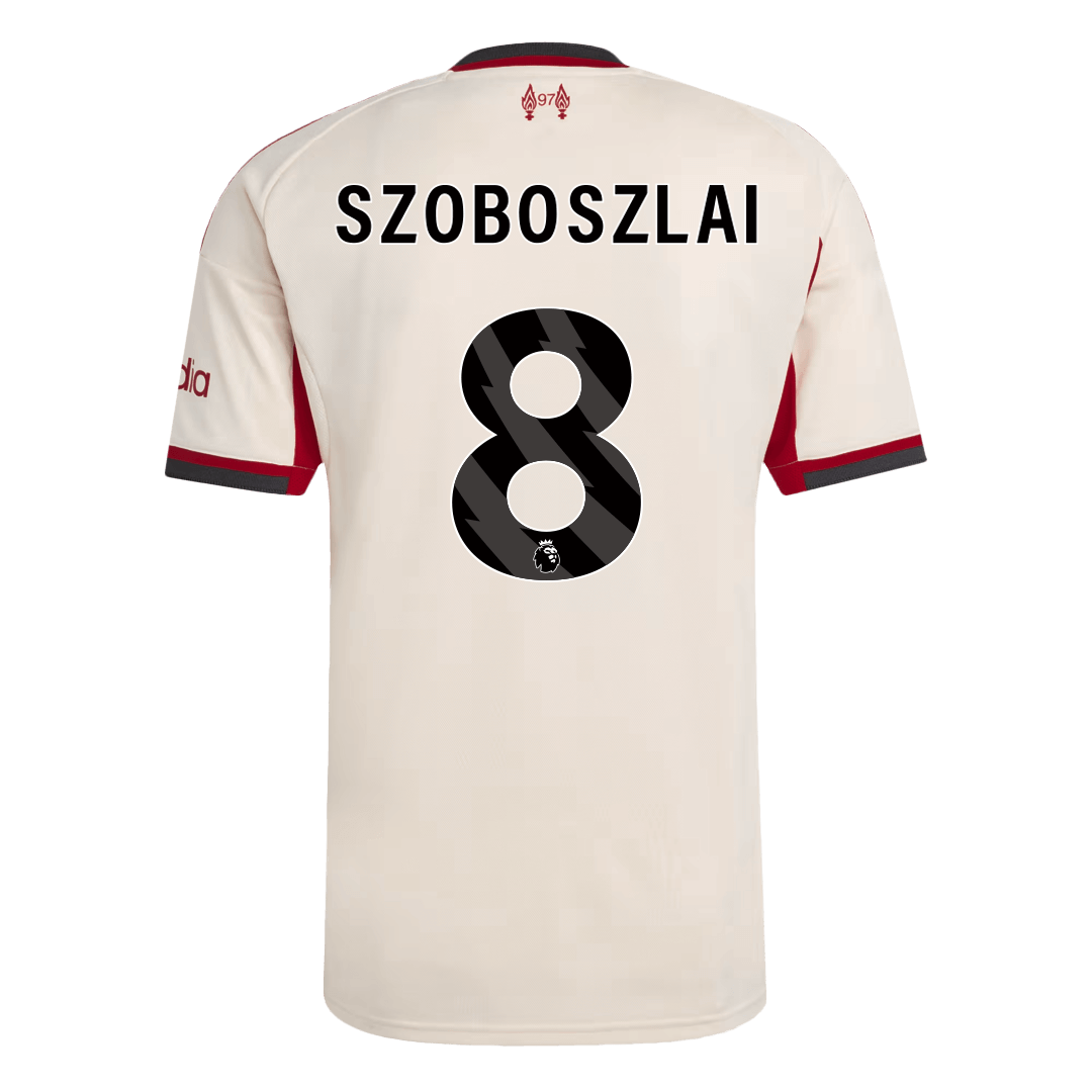 Tricouri Fotbal Liverpool SZOBOSZLAI #8 Deplasare 2025/26