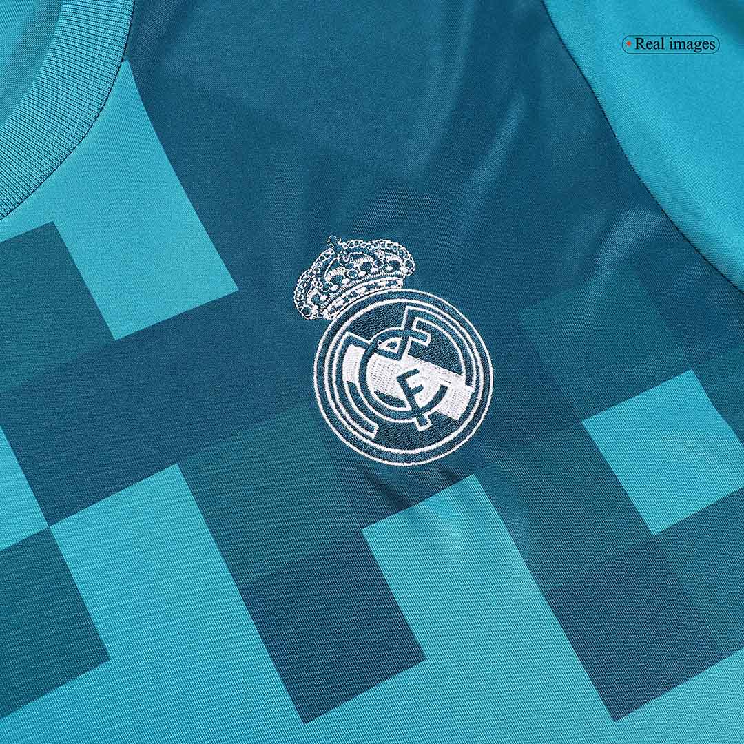 Tricouri Fotbal Vintage Real Madrid Treilea 2017/18 Mânecă Lungă