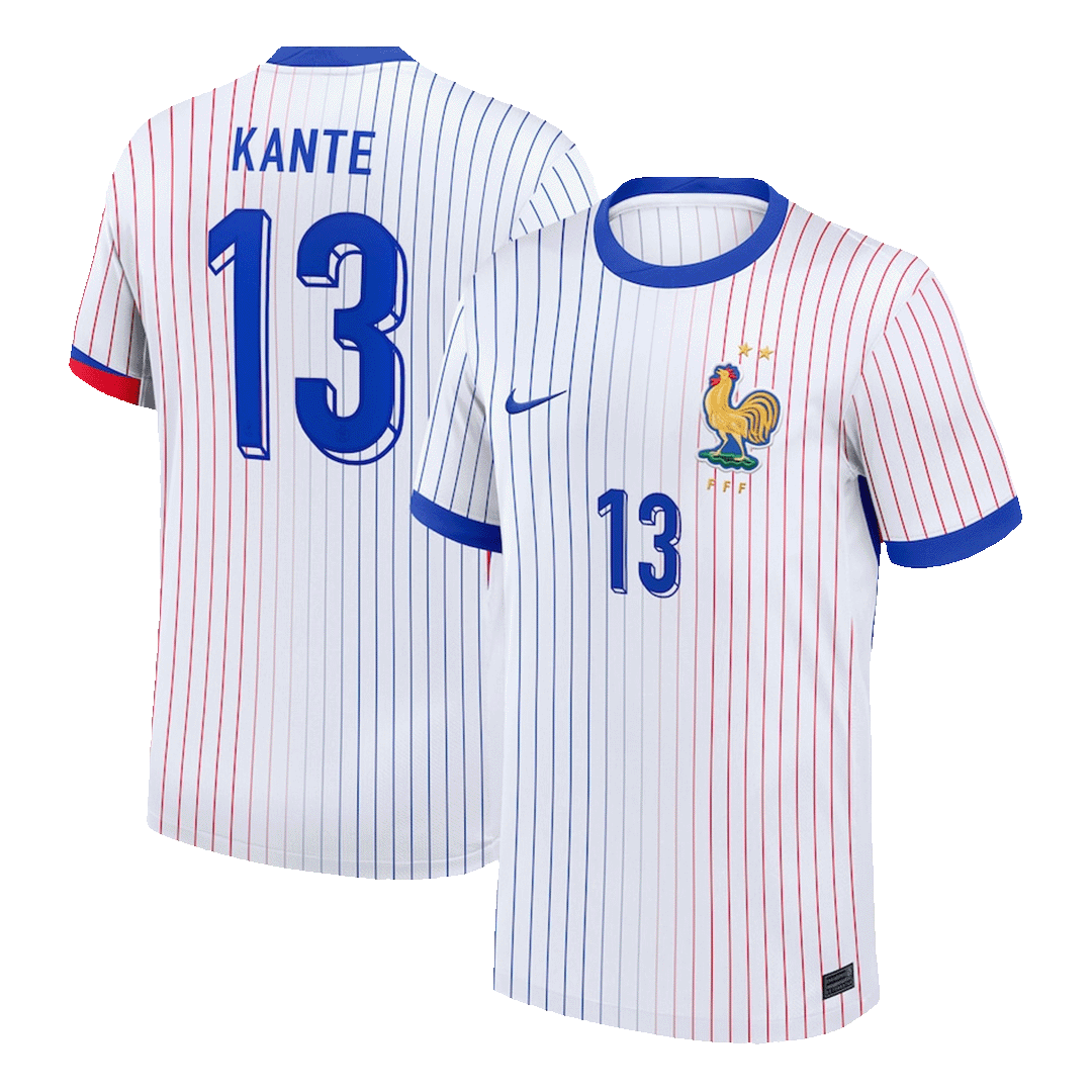 Tricouri Fotbal Franța KANTE #13 Deplasare 2024 (mărime mare)