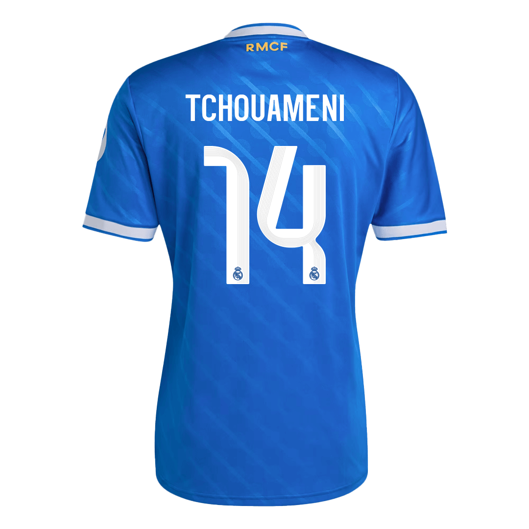 Tricouri Fotbal Real Madrid TCHOUAMENI #14 Treilea 2025/26
