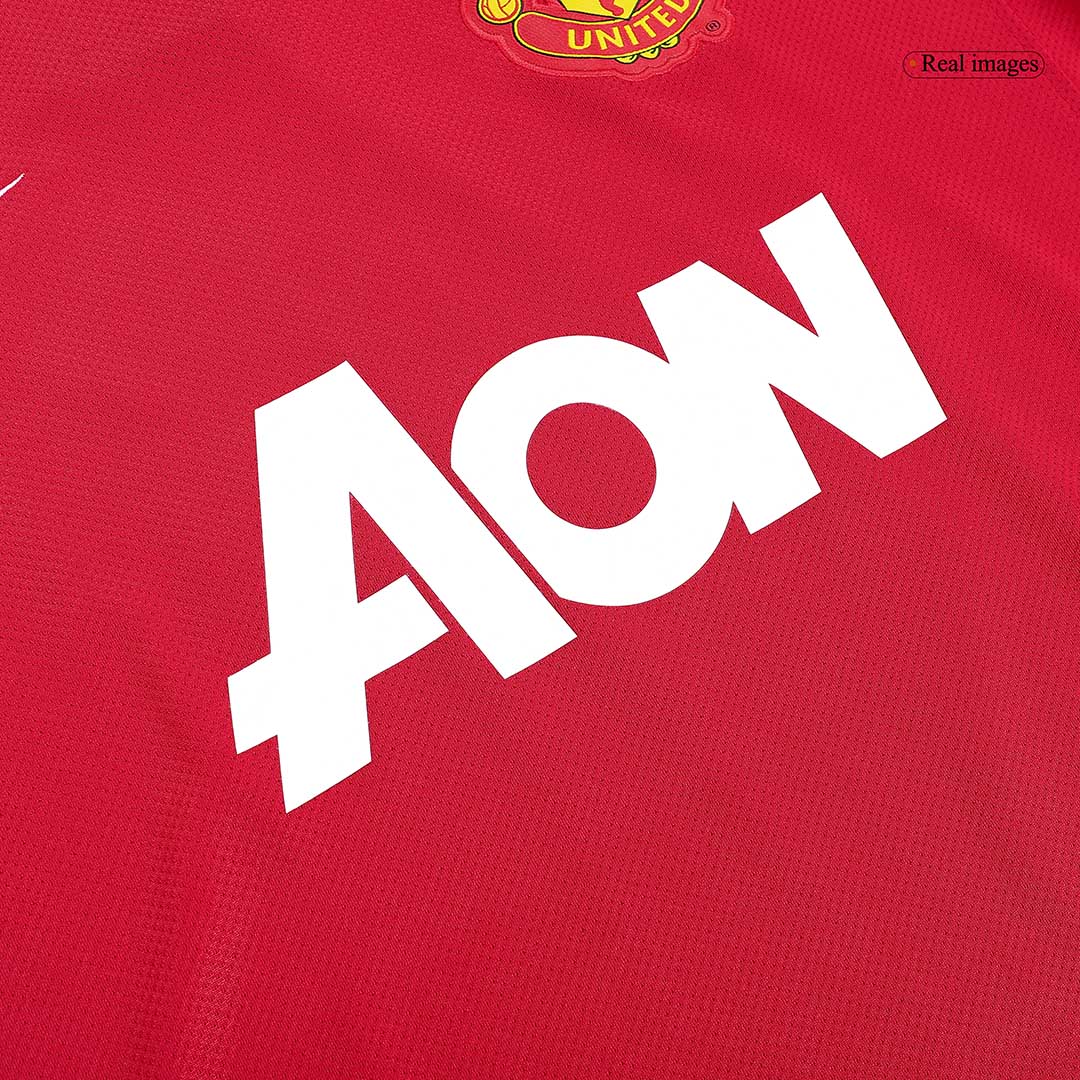 Tricouri Fotbal Vintage Manchester United Acasă 2011/12