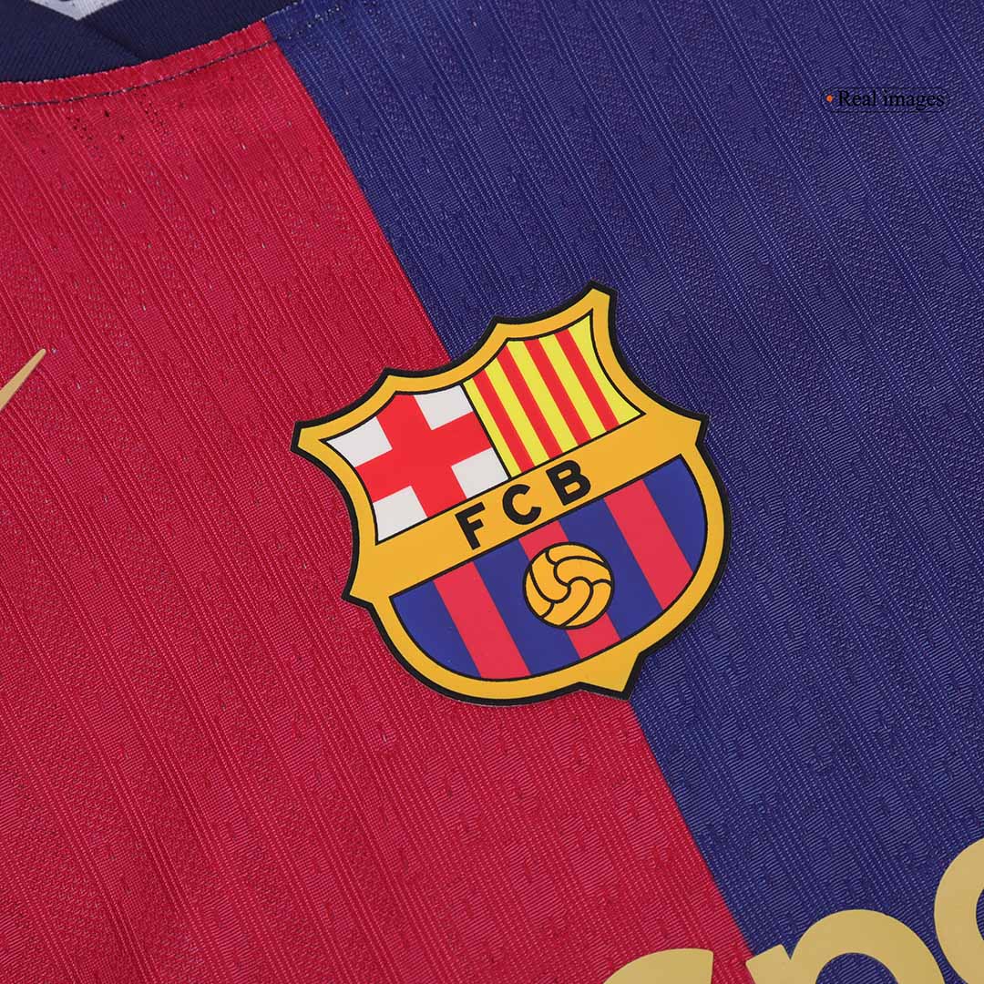 Tricouri Fotbal Barcelona PEDRI #8 Acasă 2024/25 Authentic