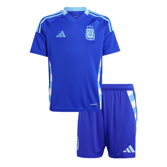 Set Tricouri Fotbal Argentina Deplasare 2024 Pentru Copii