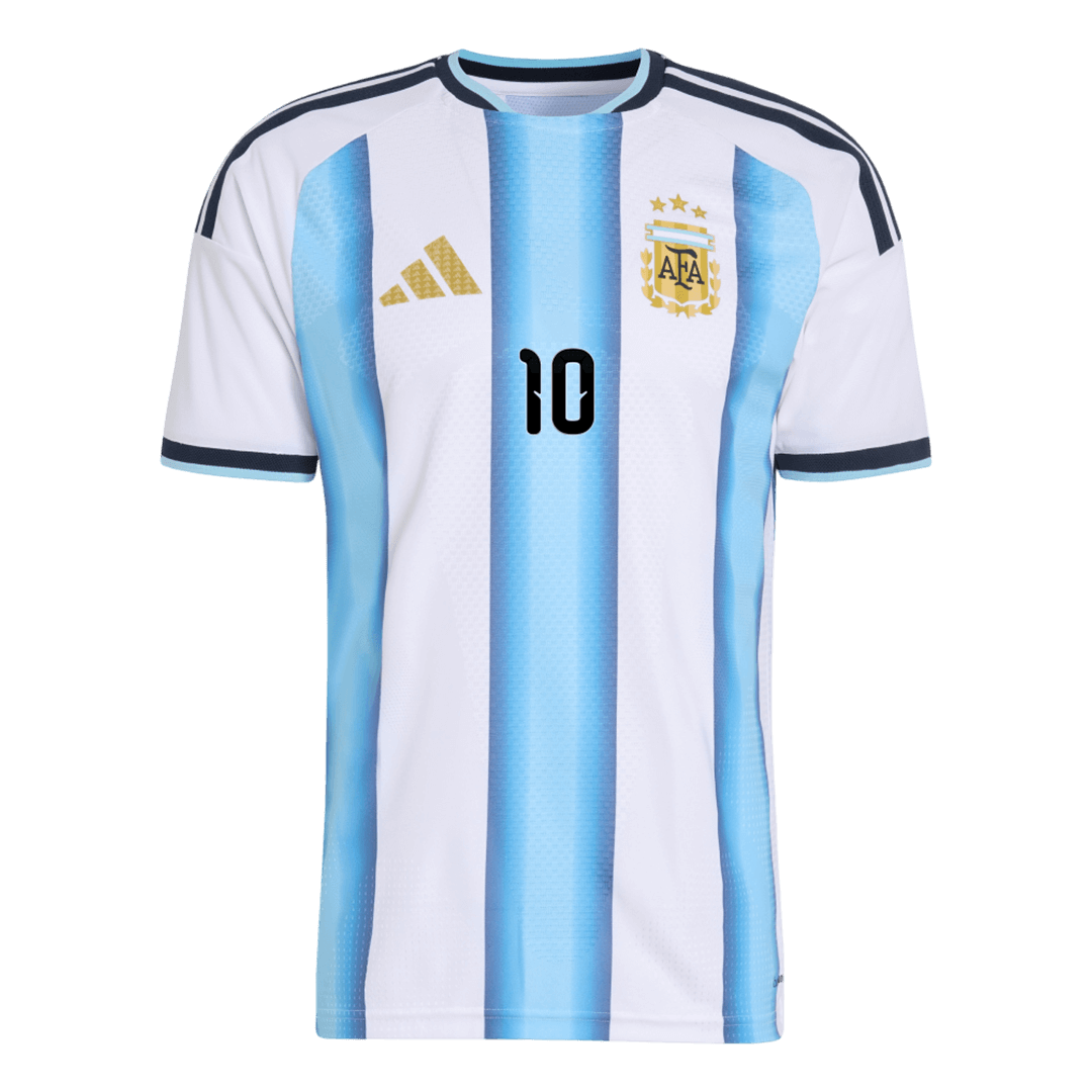 Tricouri Fotbal Argentina MESSI #10 Acasă Cupa Mondială 2026 Authentic
