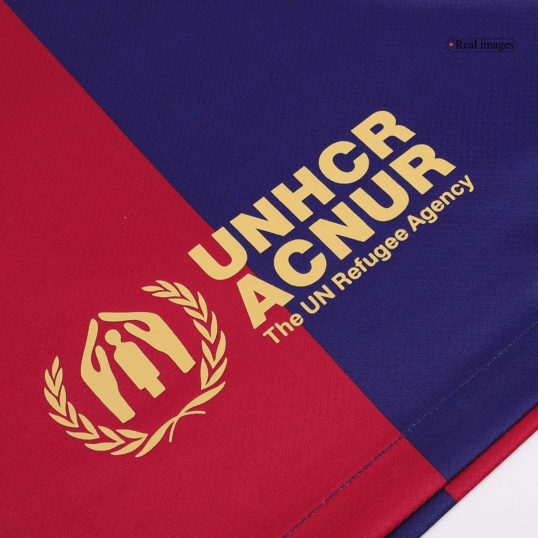 Tricouri Fotbal Barcelona LAMINE YAMAL #19 Acasă 2024/25 (Spotify Logo Without Text) - Super