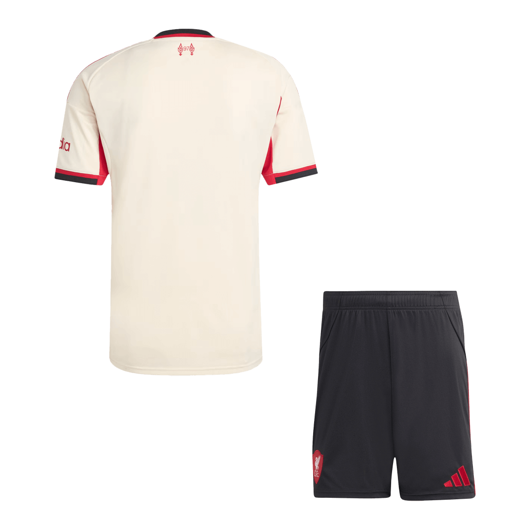 Set Tricouri Fotbal Liverpool Deplasare 2025/26