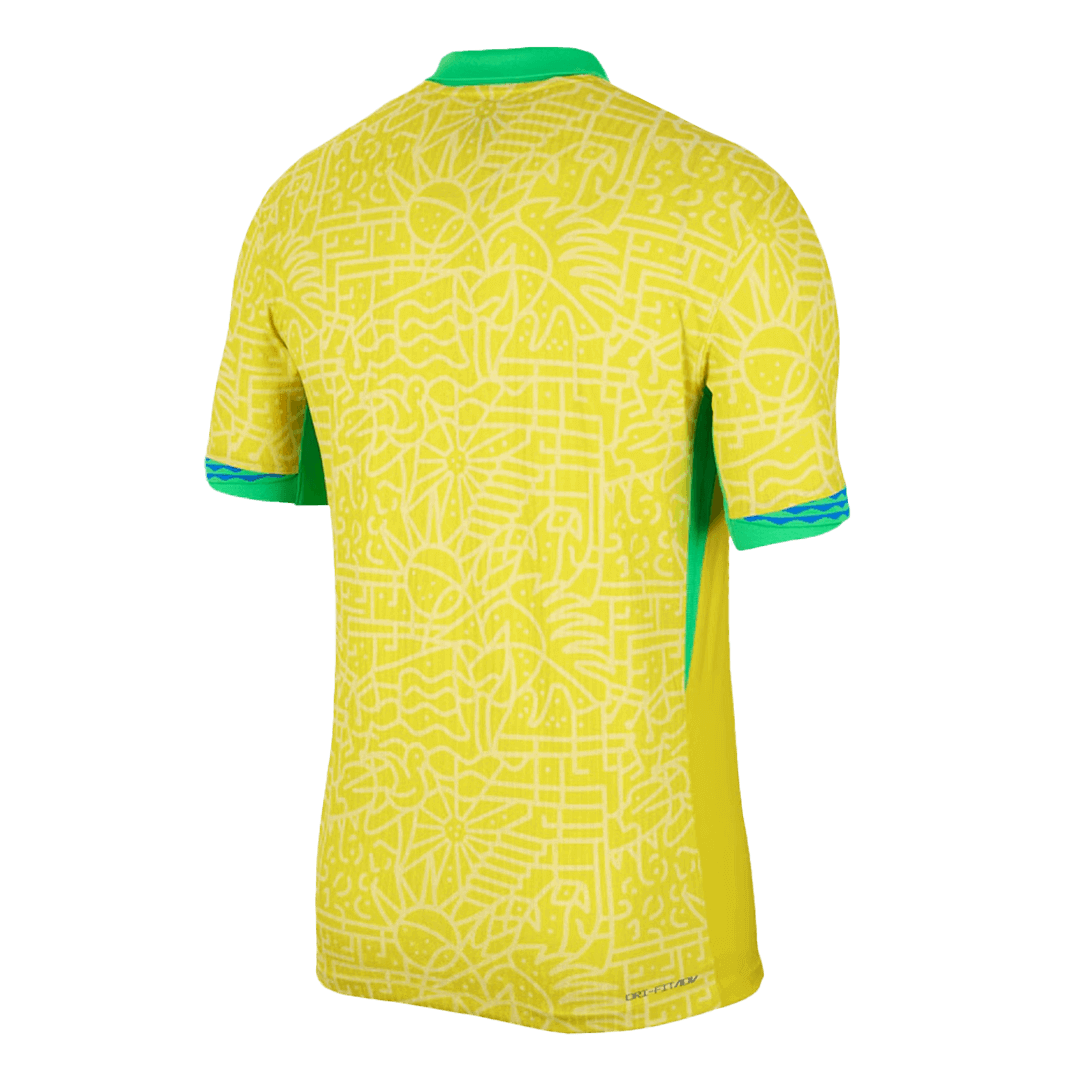 Tricouri Fotbal Brazilia Acasă 2024 Authentic