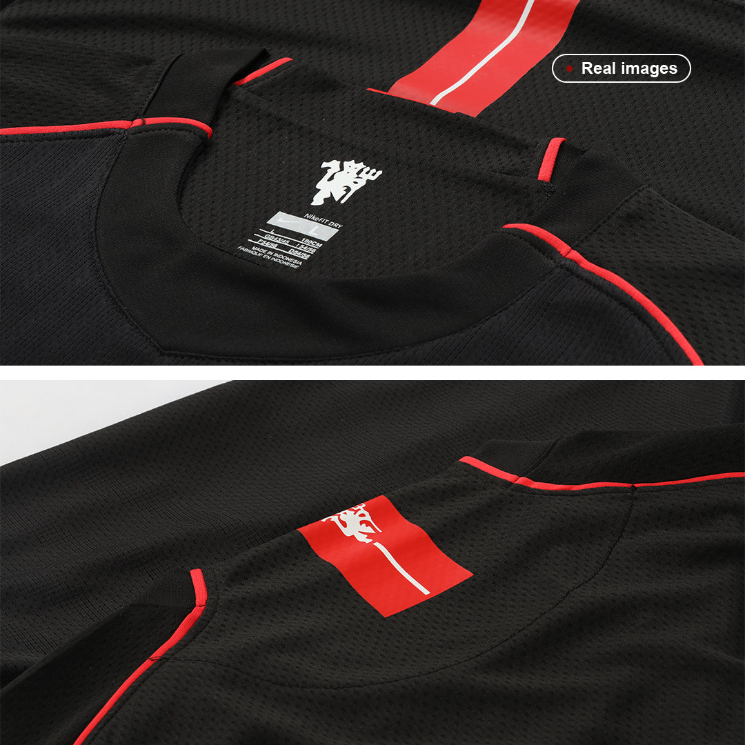 Tricouri Fotbal Vintage Manchester United Deplasare 2007/08