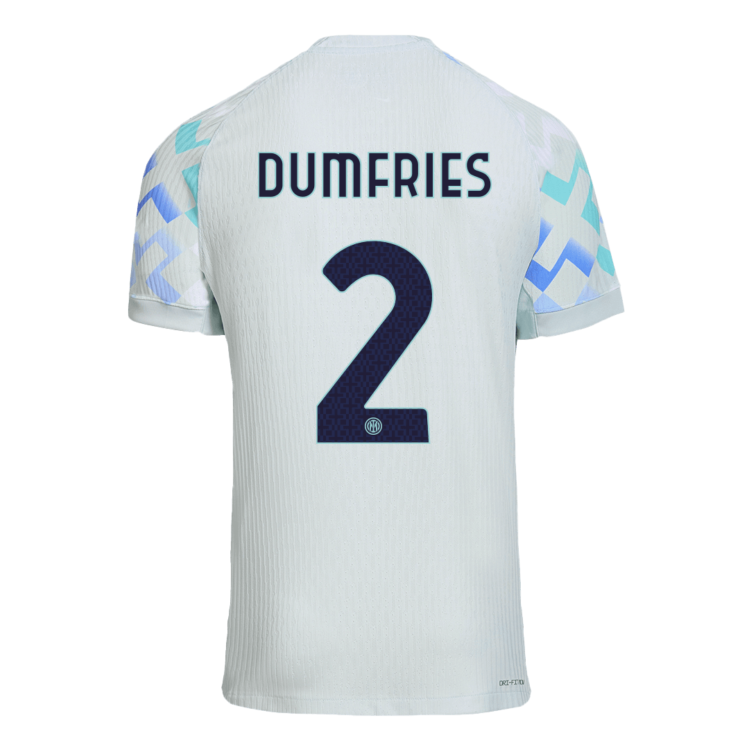 Tricouri Fotbal Inter Milano DUMFRIES #2 Deplasare 2025/26 Authentic