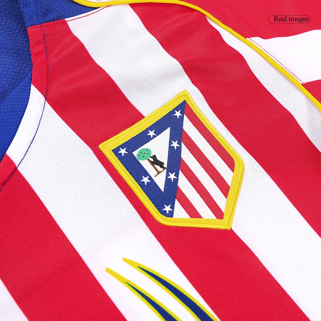 Tricouri Fotbal Vintage Atletico Madrid Acasă 2004/05