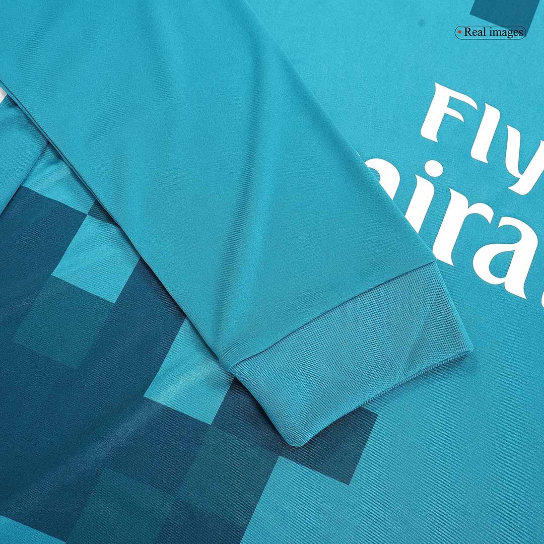 Tricouri Fotbal Vintage Real Madrid Treilea 2017/18 Mânecă Lungă