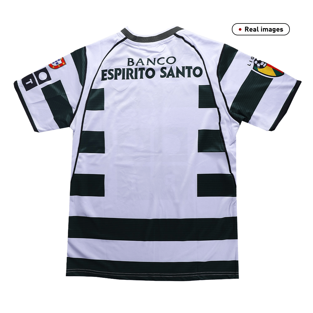 Tricouri Fotbal Vintage Sporting CP Acasă 2001/3