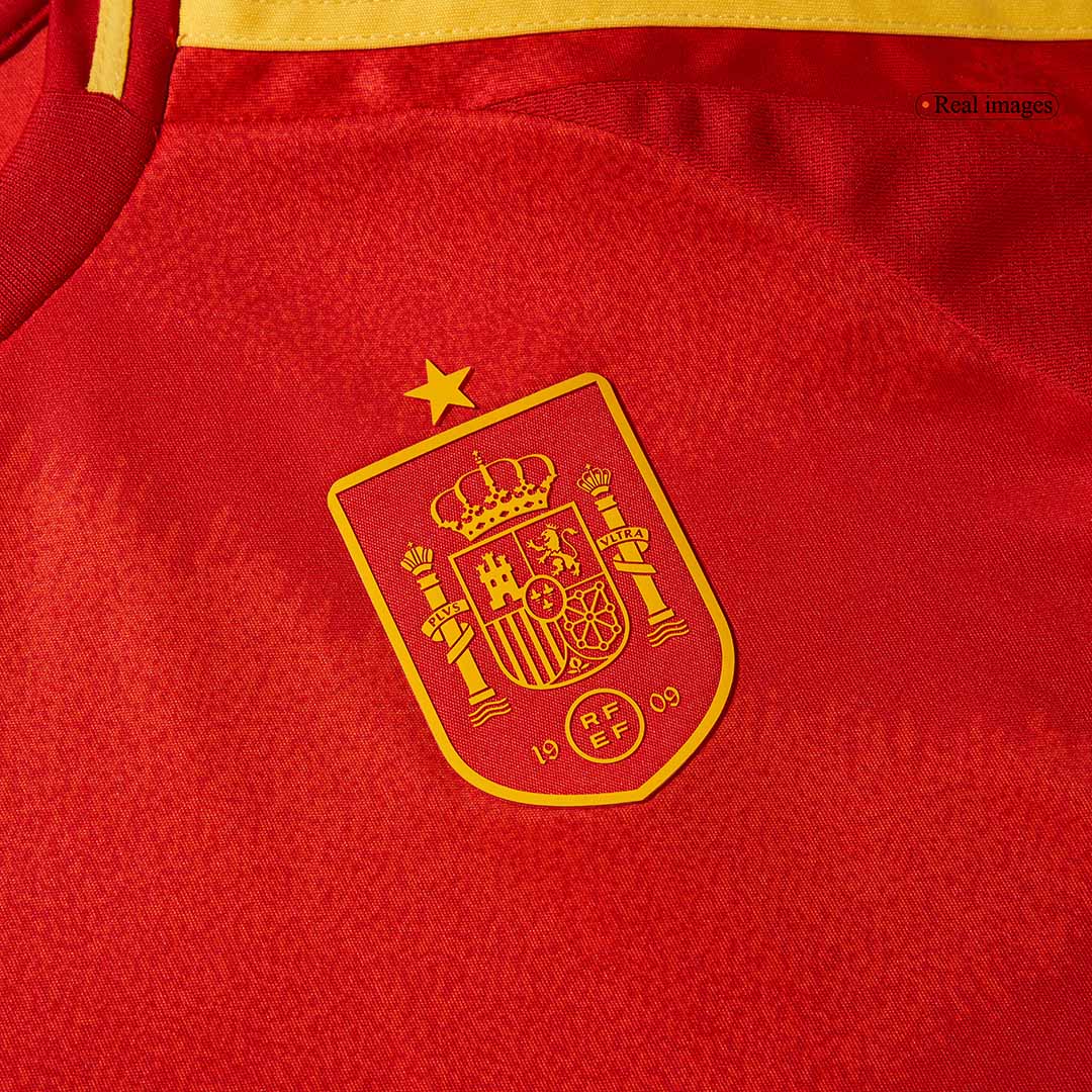 Set Tricouri Fotbal Spania Acasă 2024 Pentru Copii.