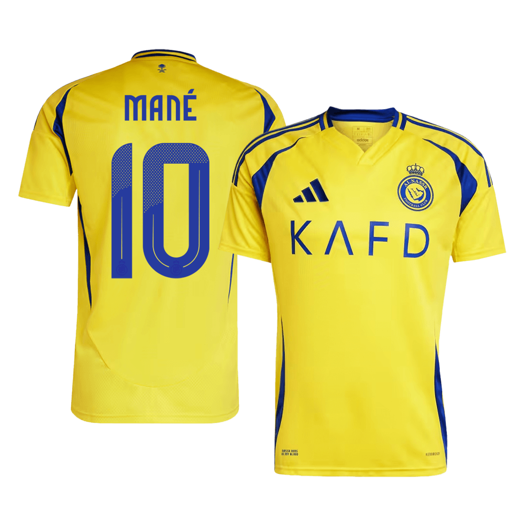 Tricouri Fotbal Al Nassr MANÉ #10 Acasă 2024/25 - Super