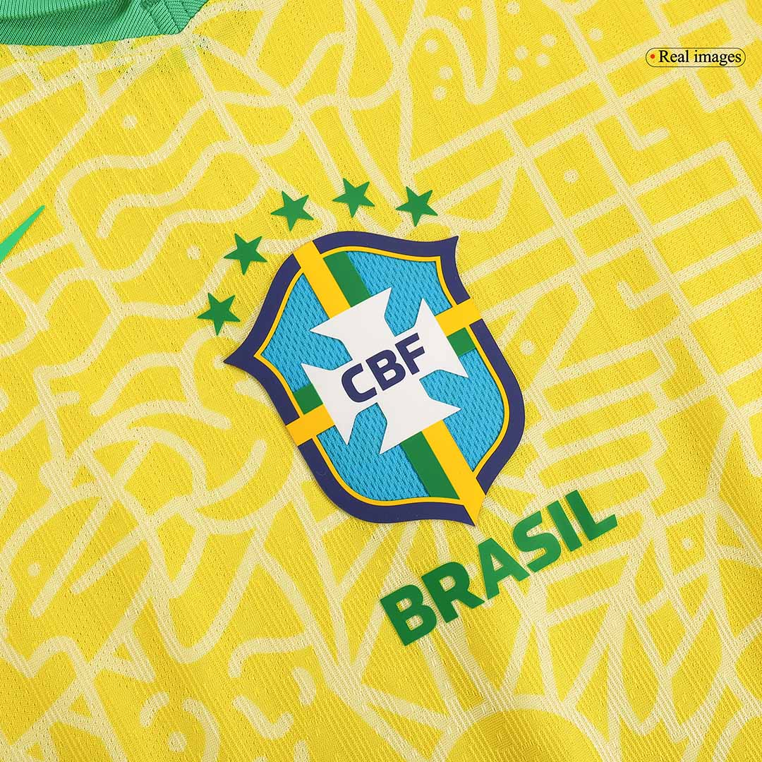 Tricouri Fotbal Brazilia Acasă 2024 Authentic