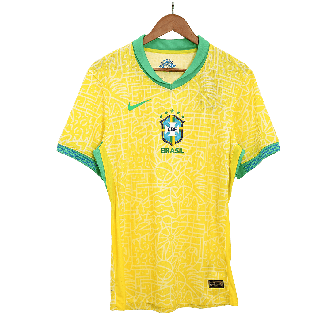 Tricouri Fotbal Brazilia Acasă 2024 Authentic