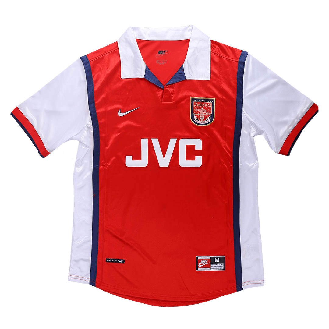 Tricouri Fotbal Vintage Arsenal Acasă 1998/99