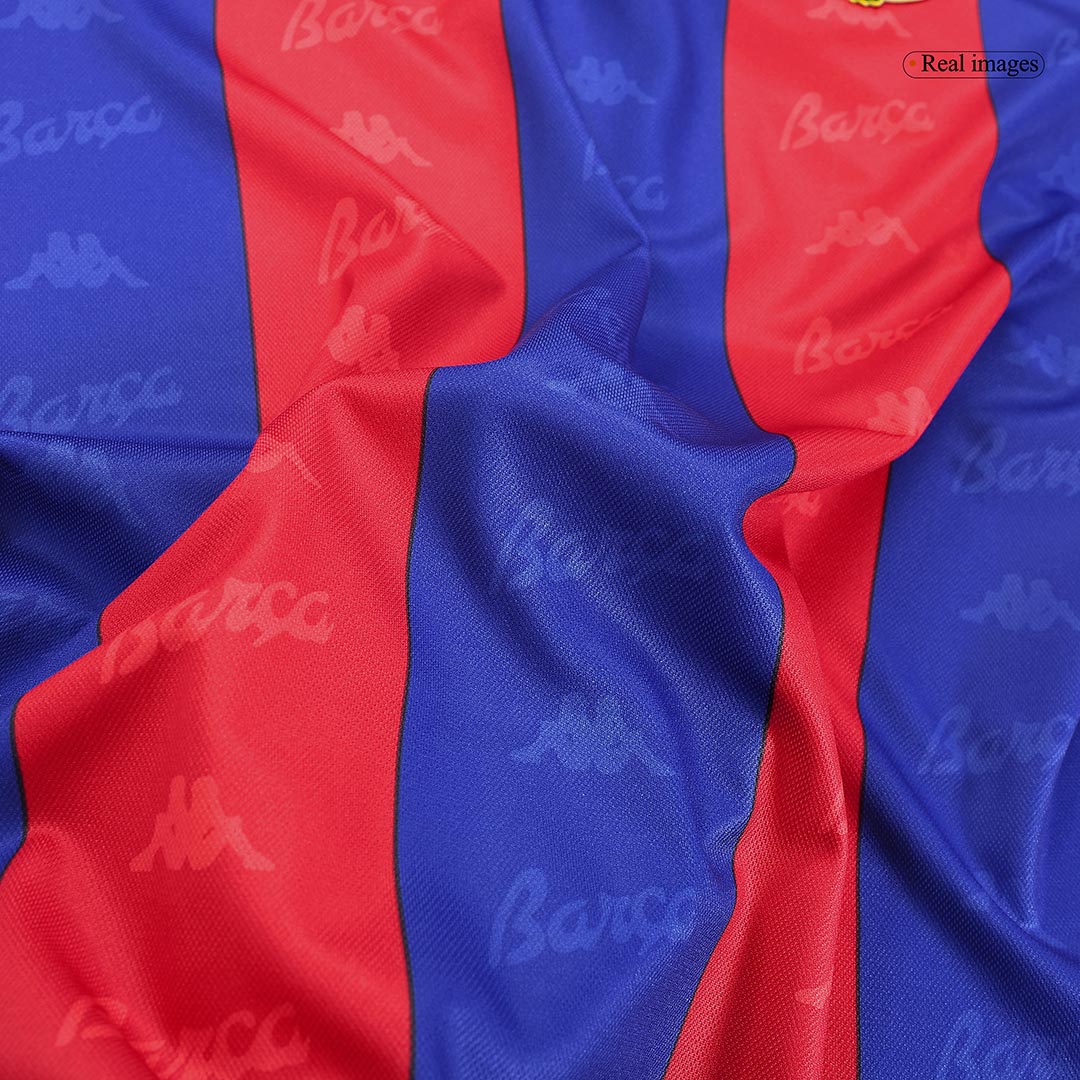 Tricouri Fotbal Vintage Barcelona Acasă 1996/97