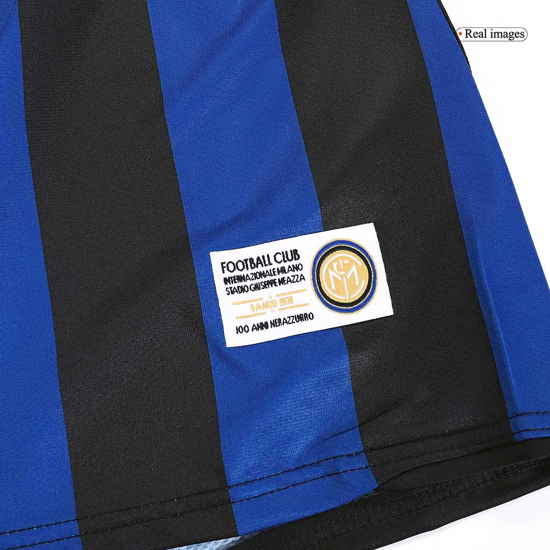 Tricouri Fotbal Vintage Inter Milano Acasă 2007/08 - 100th Anniversary