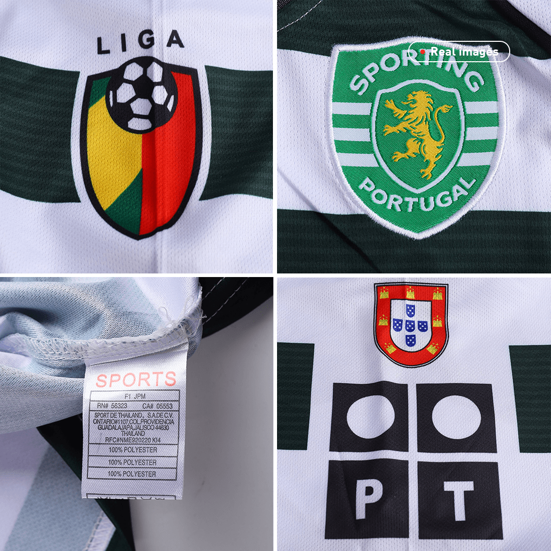 Tricouri Fotbal Vintage Sporting CP Acasă 2001/3