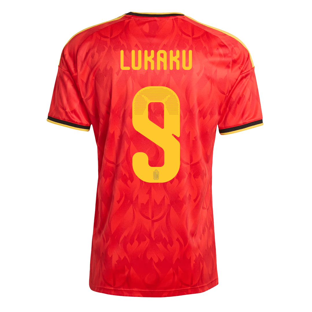 Tricouri Fotbal Belgium LUKAKU #9 Acasă Cupa Mondială 2026