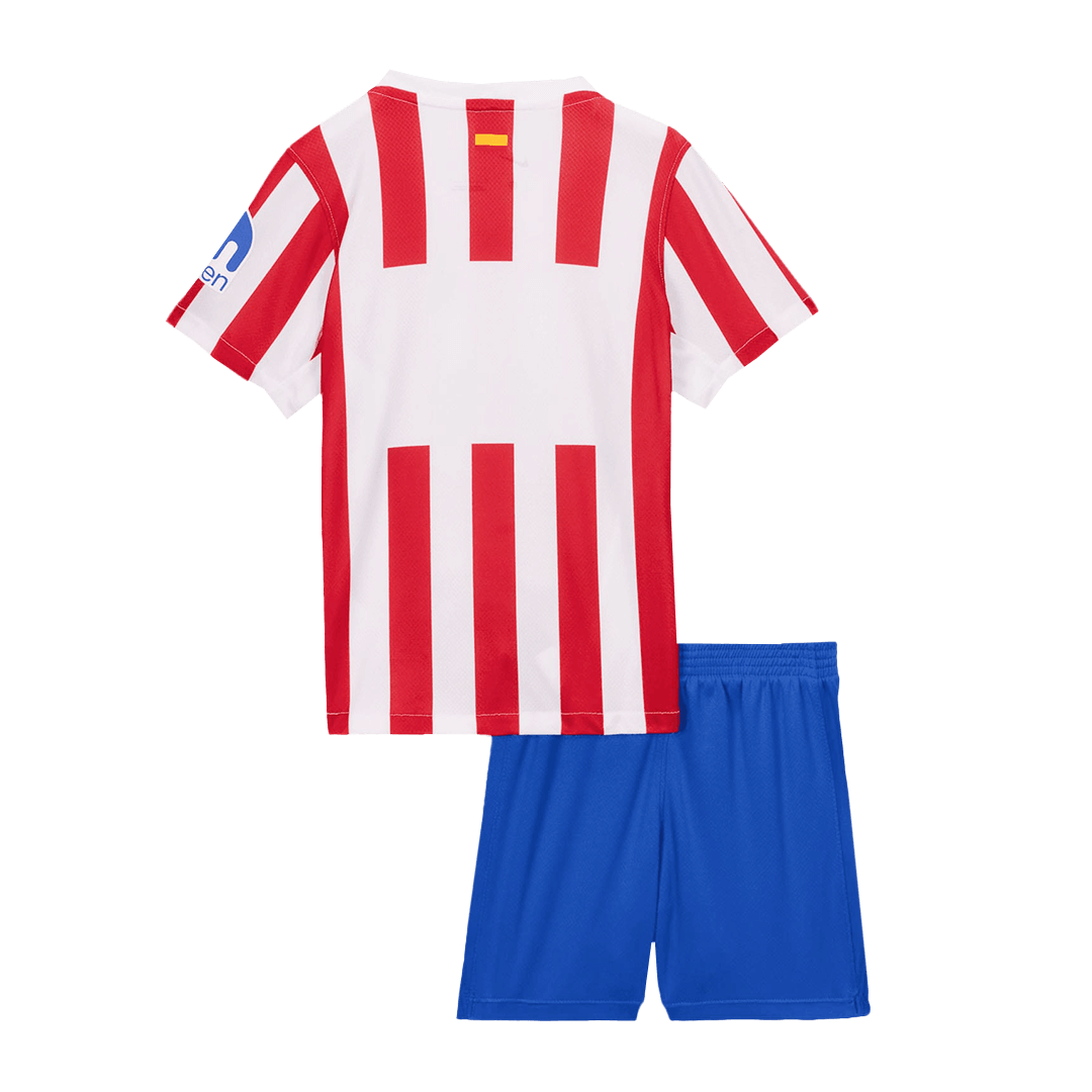 Set Tricouri Fotbal Atletico Madrid Acasă 2025/26 Pentru Copii
