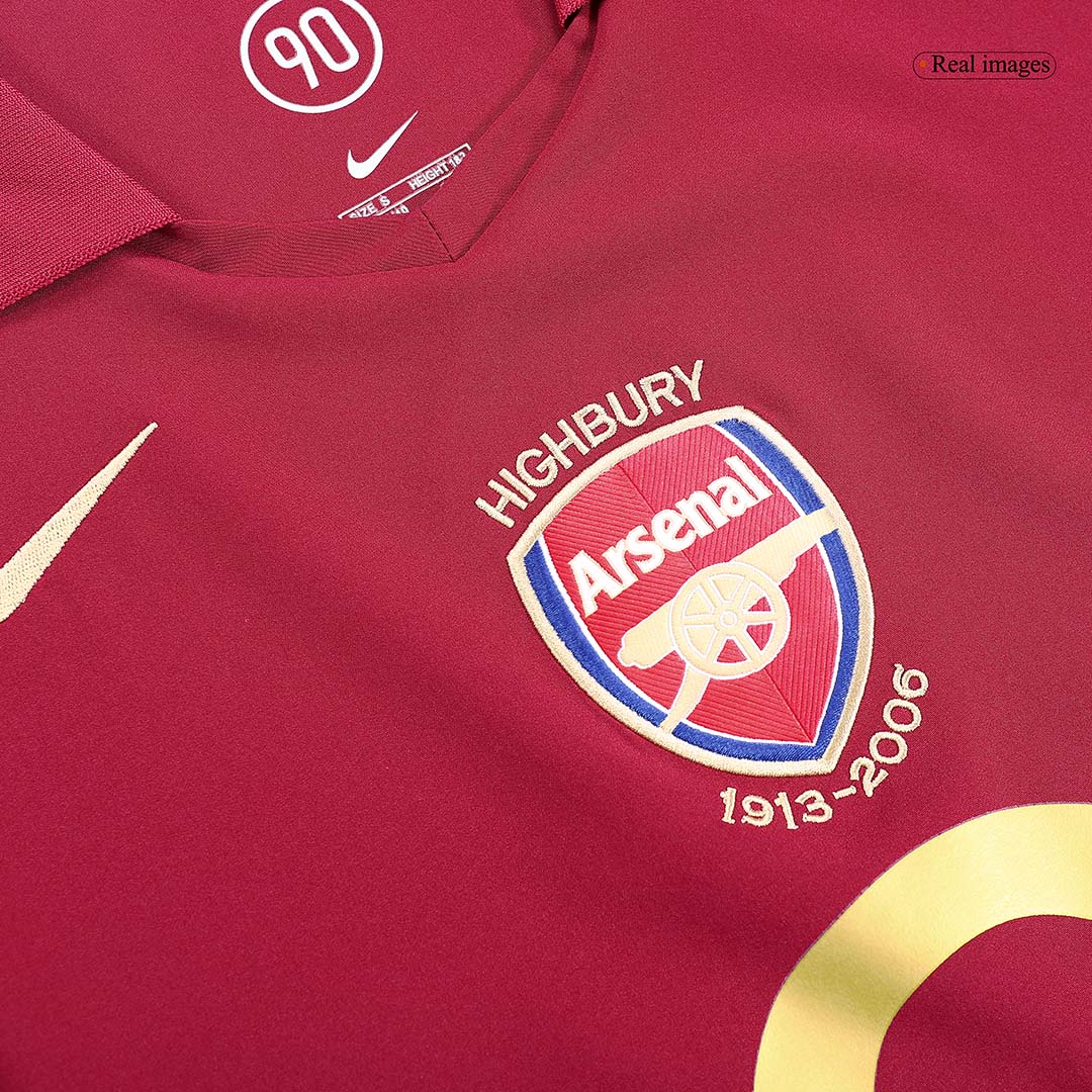 Tricouri Fotbal Vintage Arsenal Acasă 2005/06