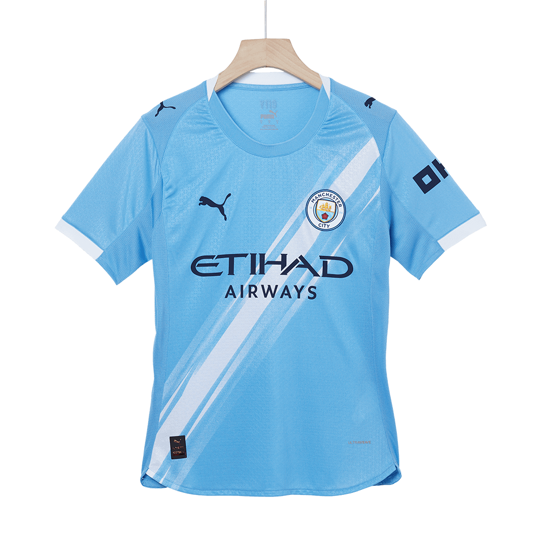 Tricouri Fotbal Manchester City RODRIGO #16 Acasă 2025/26 Authentic