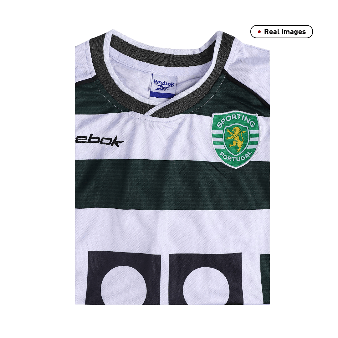 Tricouri Fotbal Vintage Sporting CP Acasă 2001/3