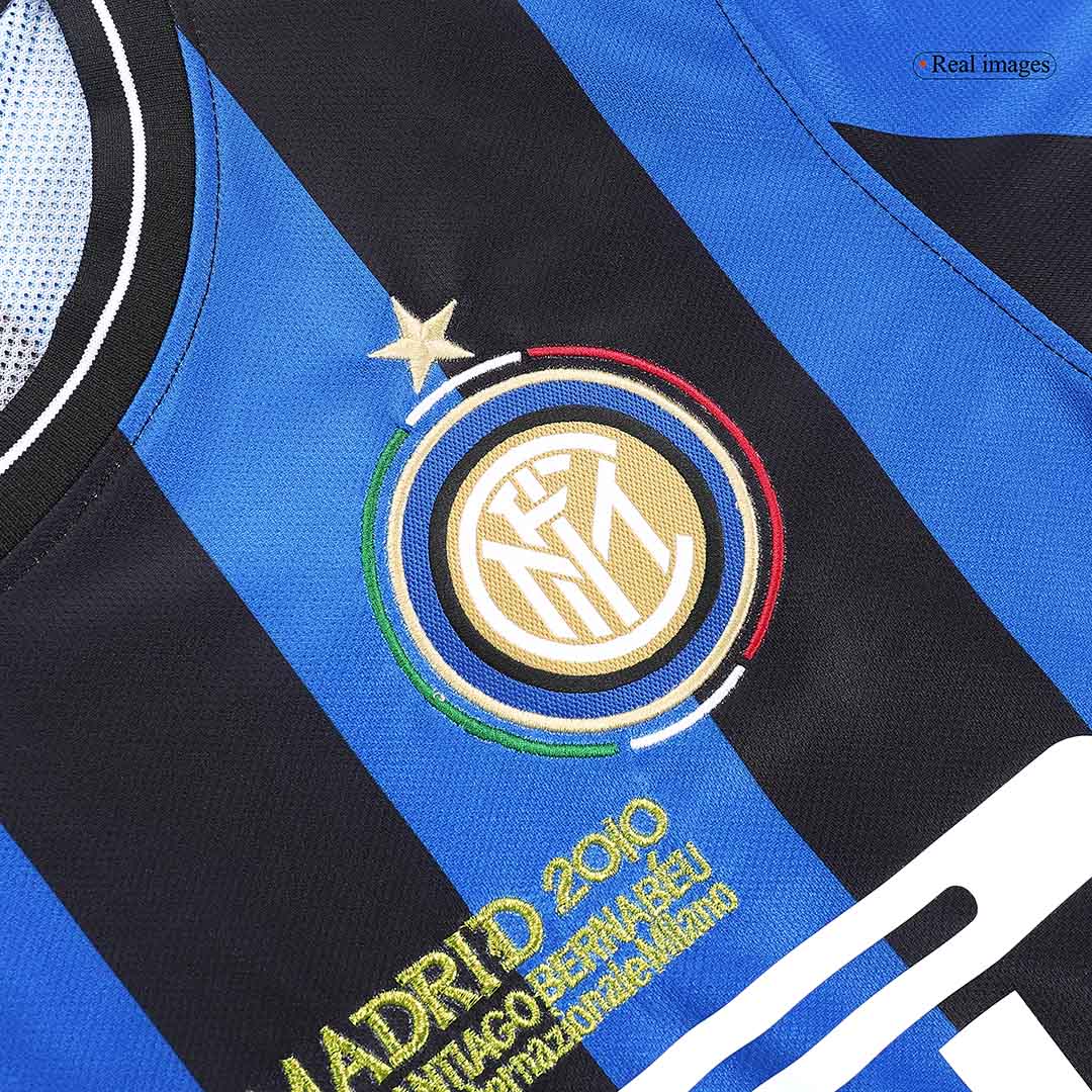 Tricouri Fotbal Vintage Inter Milano Acasă 2009/10 - UCL Final