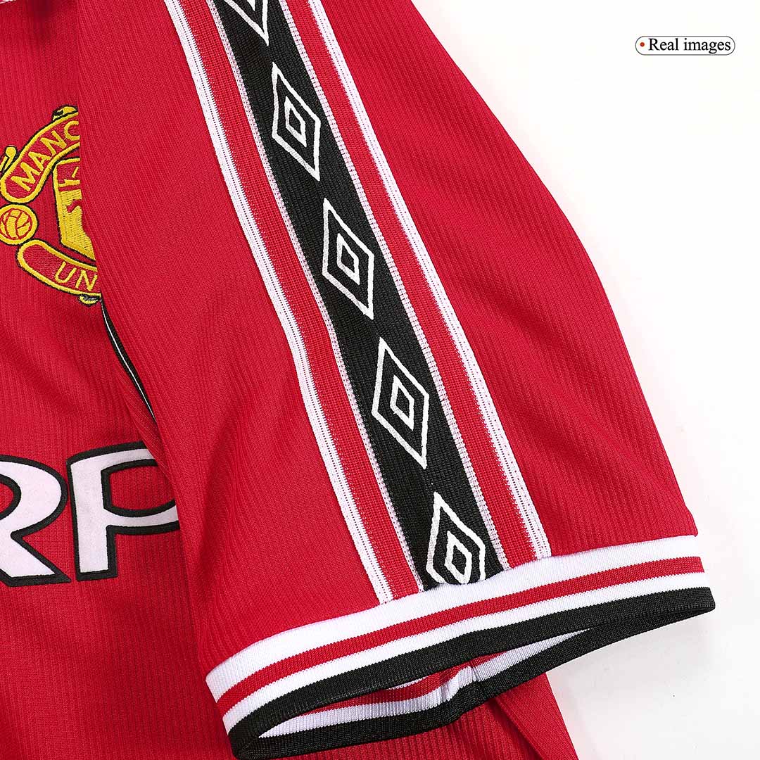Tricouri Fotbal Vintage Manchester United Acasă 98/00