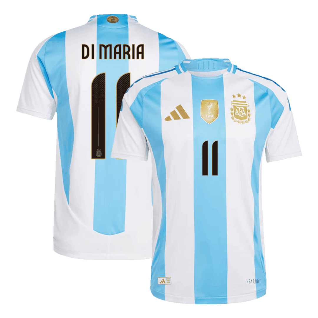 Tricouri Fotbal Argentina DI MARIA #11 Acasă 2024 Authentic