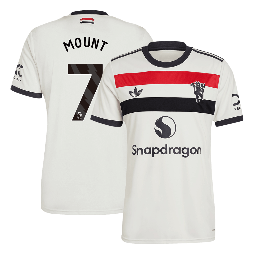 Tricouri Fotbal Manchester United MOUNT #7 Treilea 2024/25