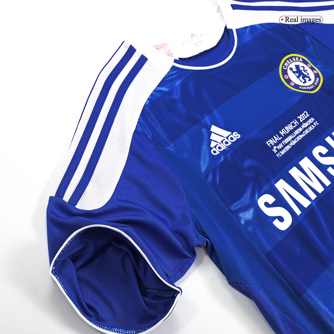 Tricouri Fotbal Vintage Chelsea Acasă 2011/12 - UCL Final