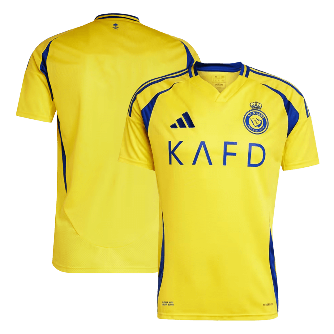 Tricouri Fotbal Al Nassr Acasă 2024/25 (mărime mare)